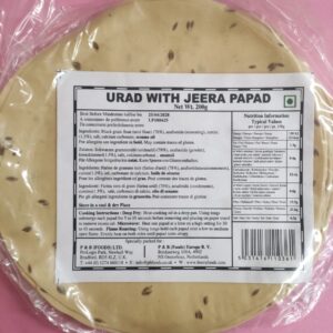 URAD JEERA PAPAD
